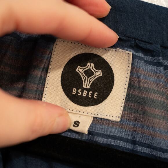 BSBEE Ollie Shirt Encino Navy Boho Southwestern Print 100% Cotton SZ S - Picture 6 of 8